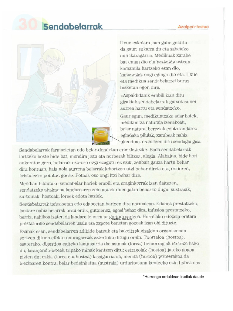 TXIRI4 30 Sendabelarrak | PDF