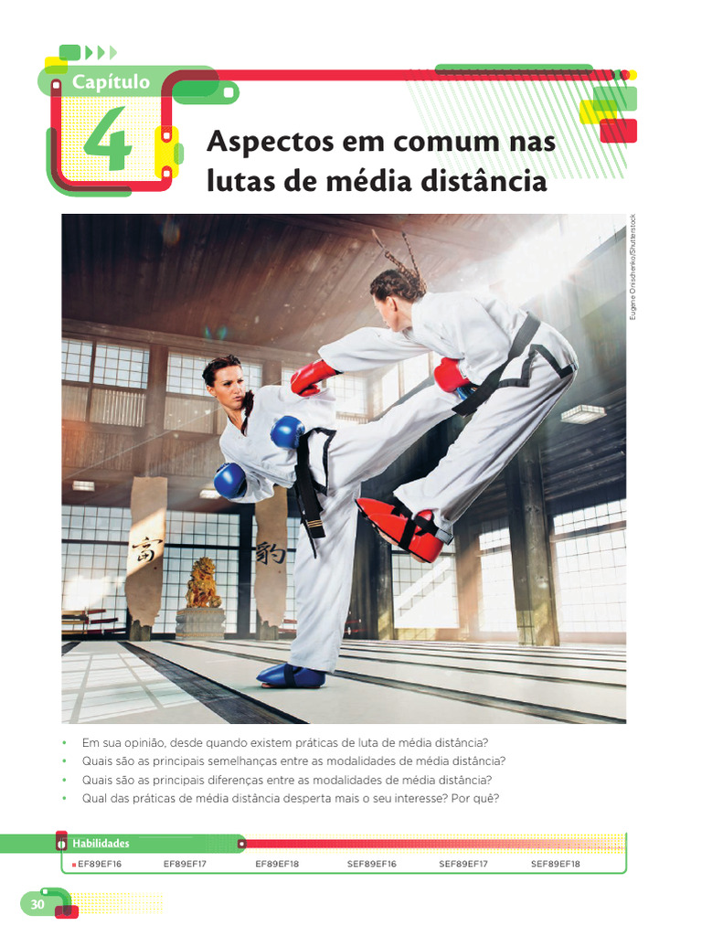 Aspectos em Comum Nas Lutas de Média Distância | PDF | Karatê | Muay Thai