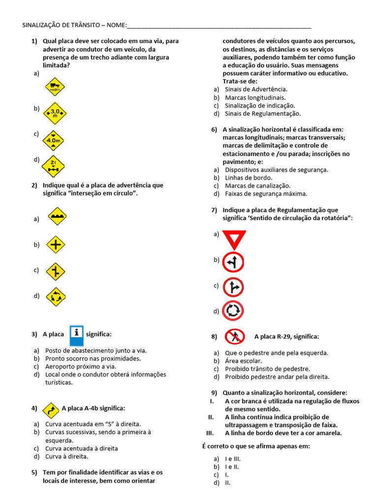 Linha de Retenção na Sinalização Horizontal | PDF | Tráfego | Transporte