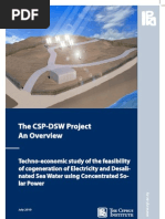 CSP-DSW Stydy Overview