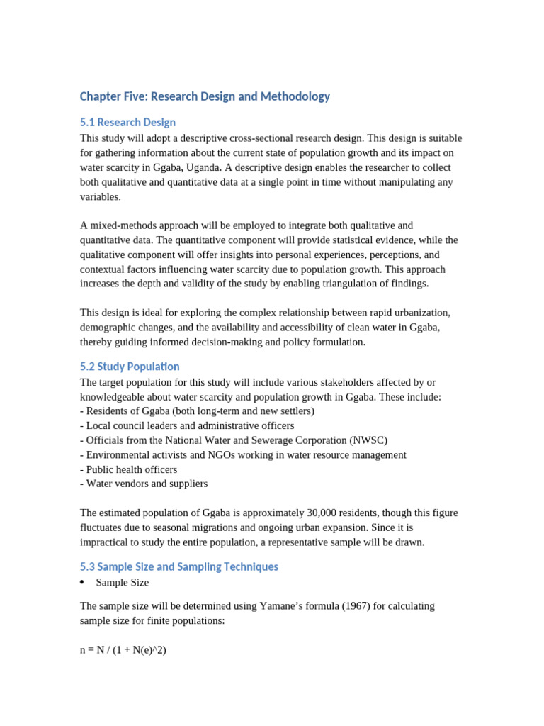 Full Research Methodology and Extras | PDF | Sampling (Statistics ...
