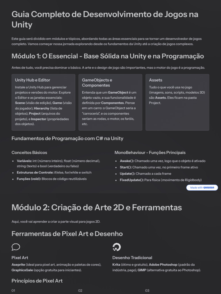 Guia Prático de Desenvolvimento em Unity | PDF | Unity | Adobe Photoshop