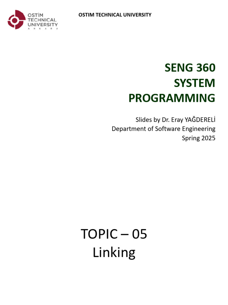 Linking in C Programming Explained | PDF | Library (Computing ...