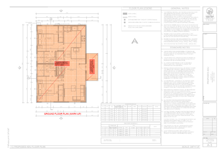 Ground Floor Plan - Proposed ADU | PDF