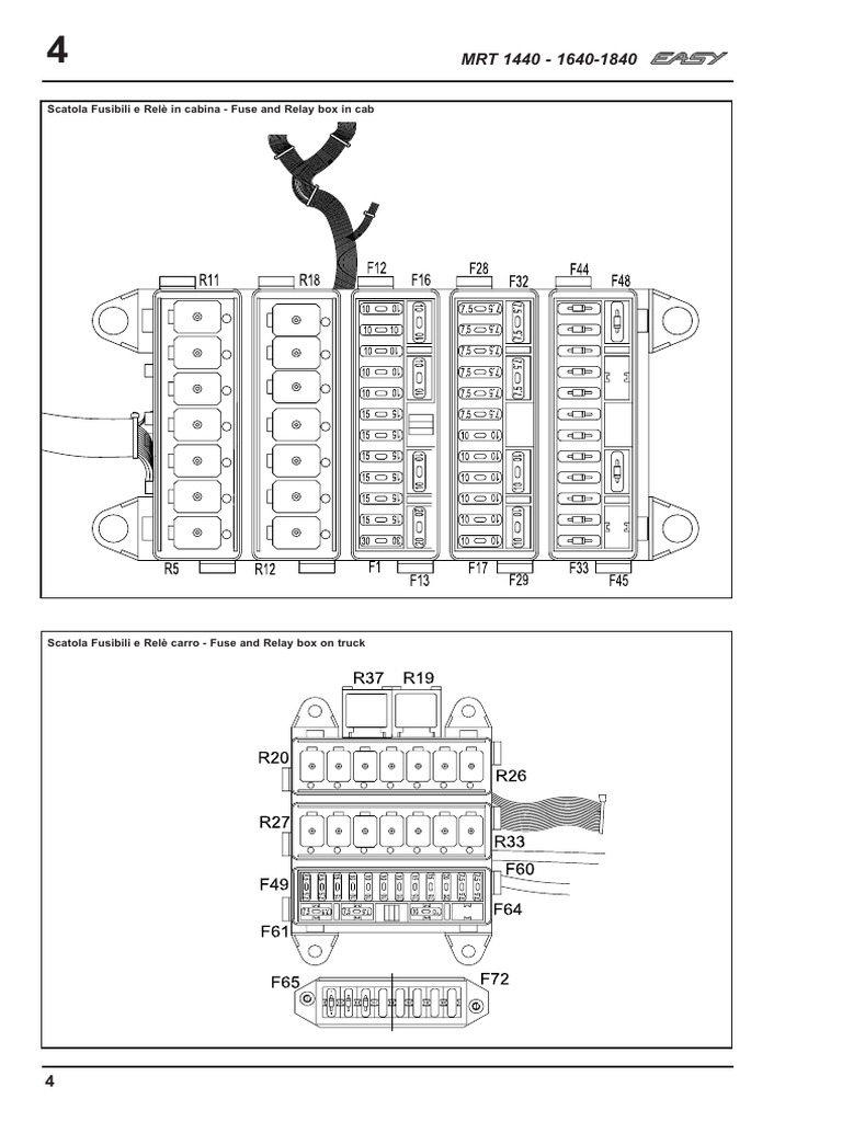 Fuse Box Diagrams for MRT Models | PDF