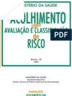 ACOLHIMENTO COM CLASSIFICAÇÃO DE RISCO