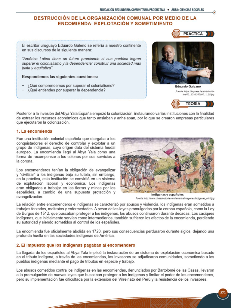 Encomienda: Explotación Indígena en Abya Yala | PDF | Nueva españa