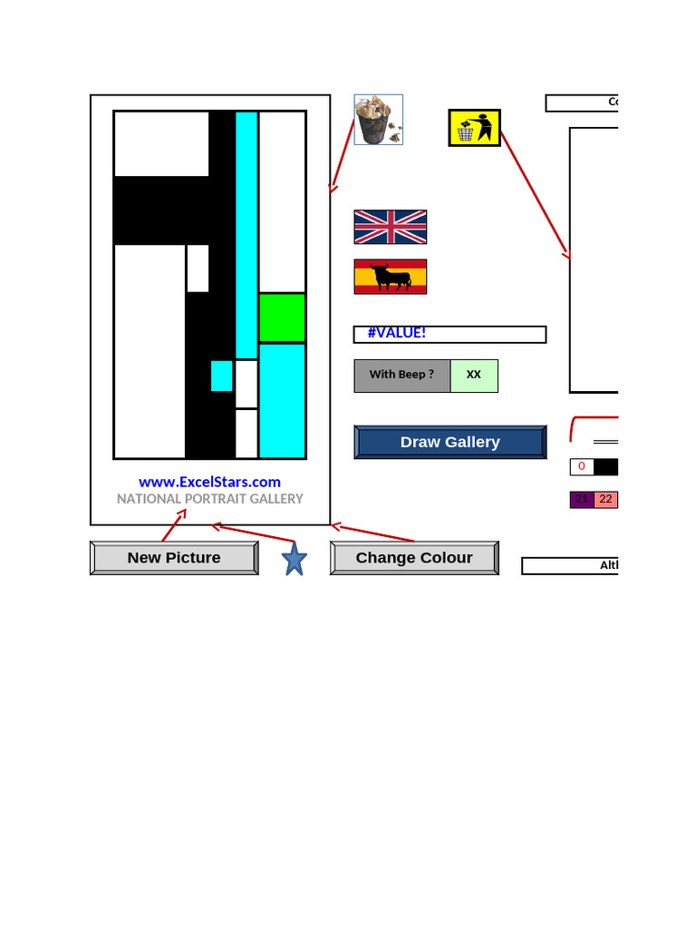 Piet Color Palette RGB Values Guide | PDF