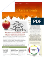 Assessment Newsletter