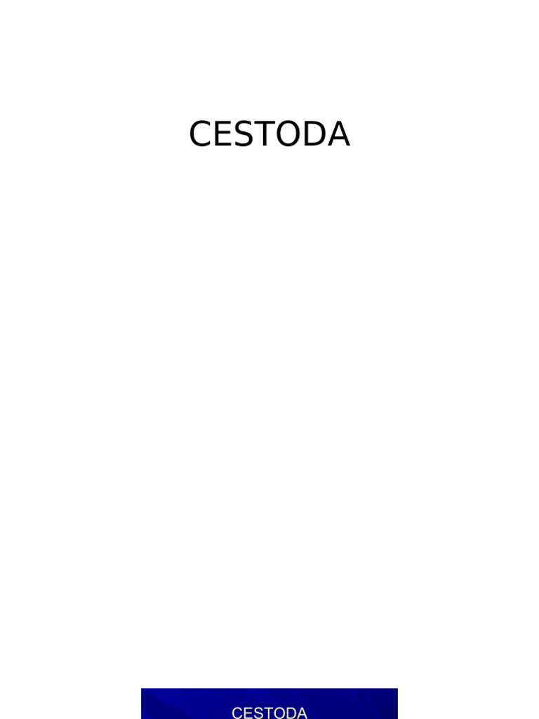 CESTODA | PDF