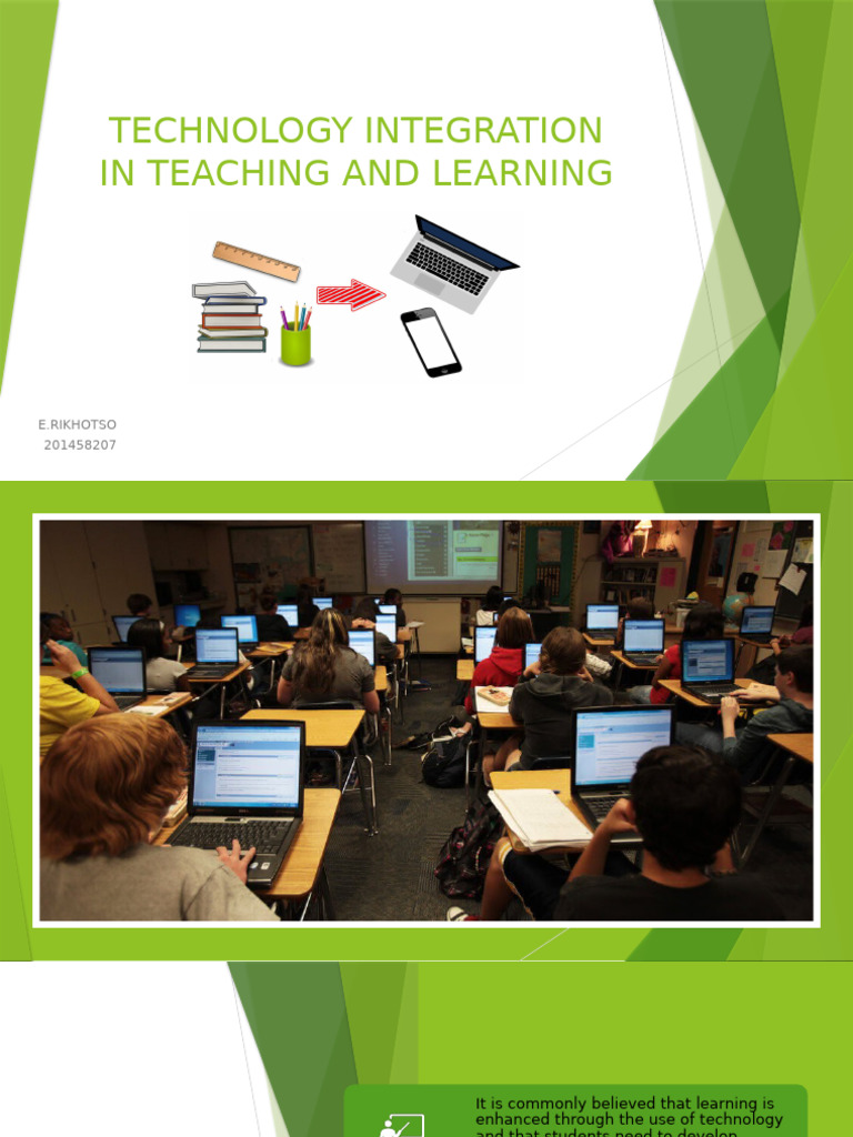 Effective Technology Integration in Education | PDF | Learning ...