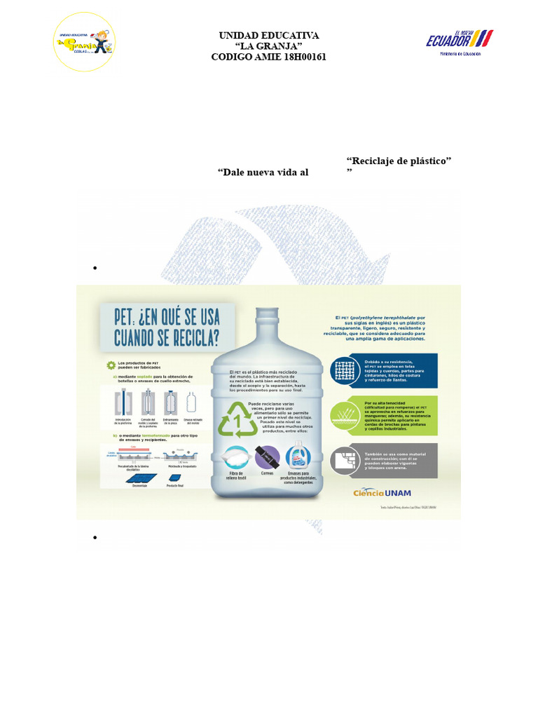 Stand de Reciclaje | PDF | Residuos | El plastico