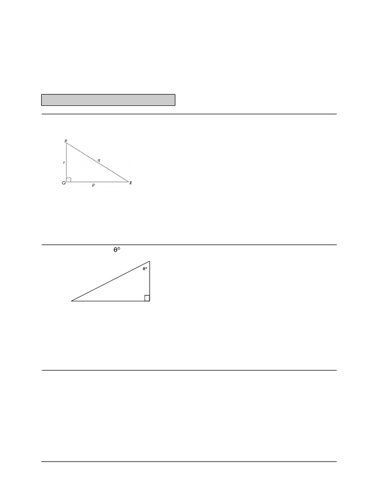 Yr9 Ch.5 Maths Test (A) | PDF | Trigonometry