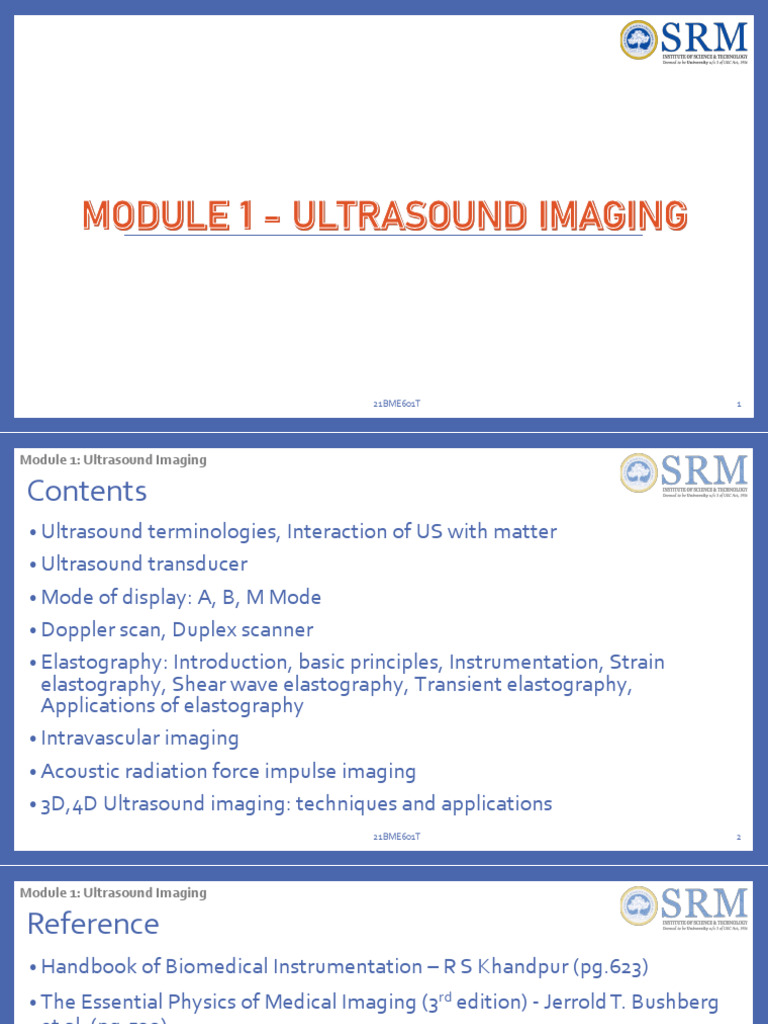 Ultrasound Imaging Techniques Overview | PDF | Medical Ultrasound ...