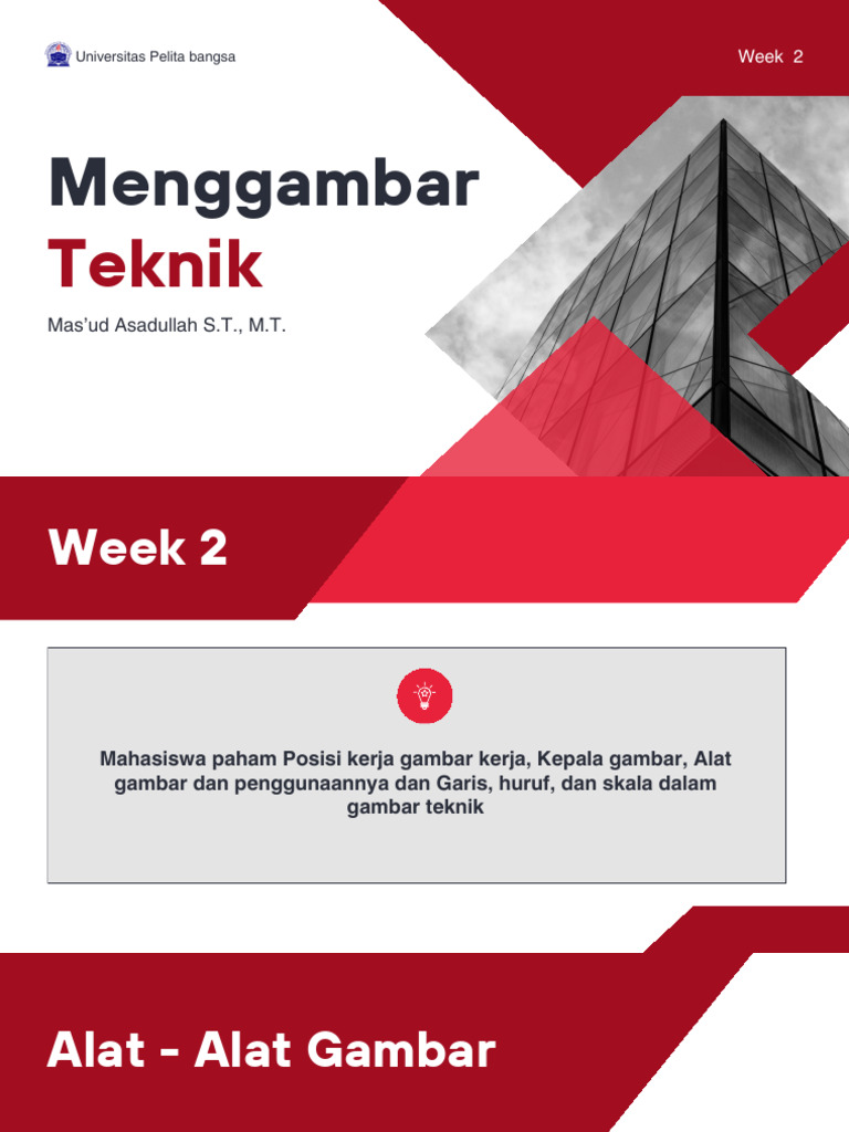 Week+2+-+Menggambar+Teknik | PDF
