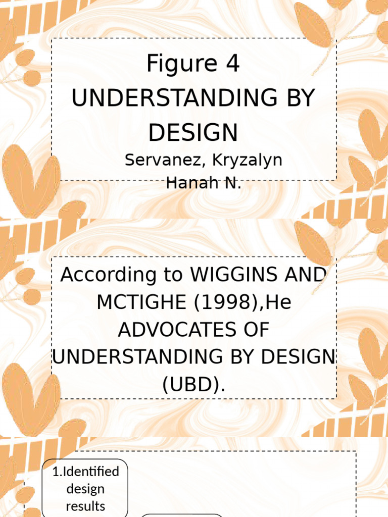 Understanding by Design According To Wiggins | PDF