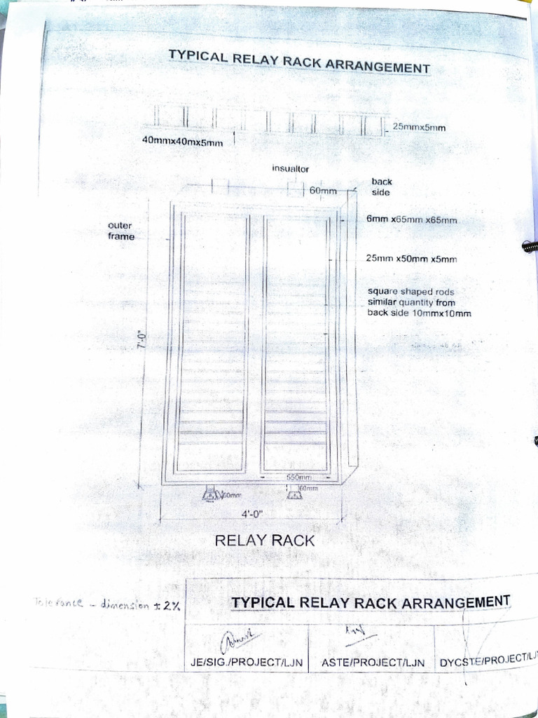 Relay Rack Arrangement Guide | PDF