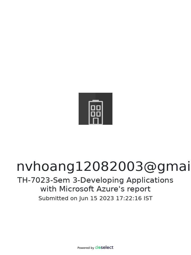 Azure Exam Performance Report | PDF | Command Line Interface ...