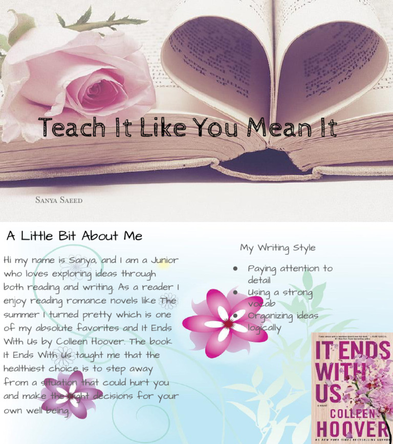 Teach It Like You. Mean It | PDF
