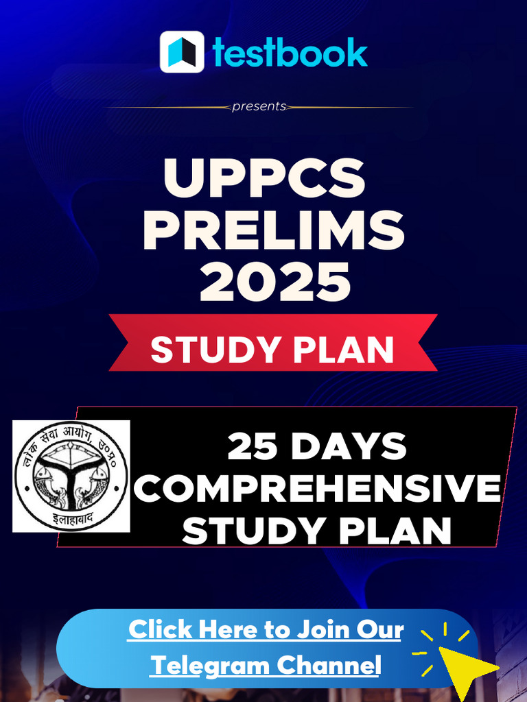 Uppcs Prelims 2025: Study Plan | PDF | Science | Mathematics