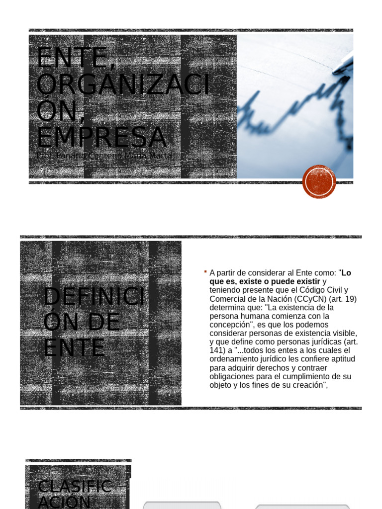Definición y Clasificación de Entes Jurídicos | PDF | Sociedad de ...