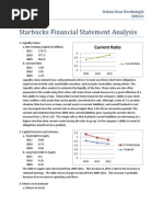 Starbucks Financial Statement Analysis