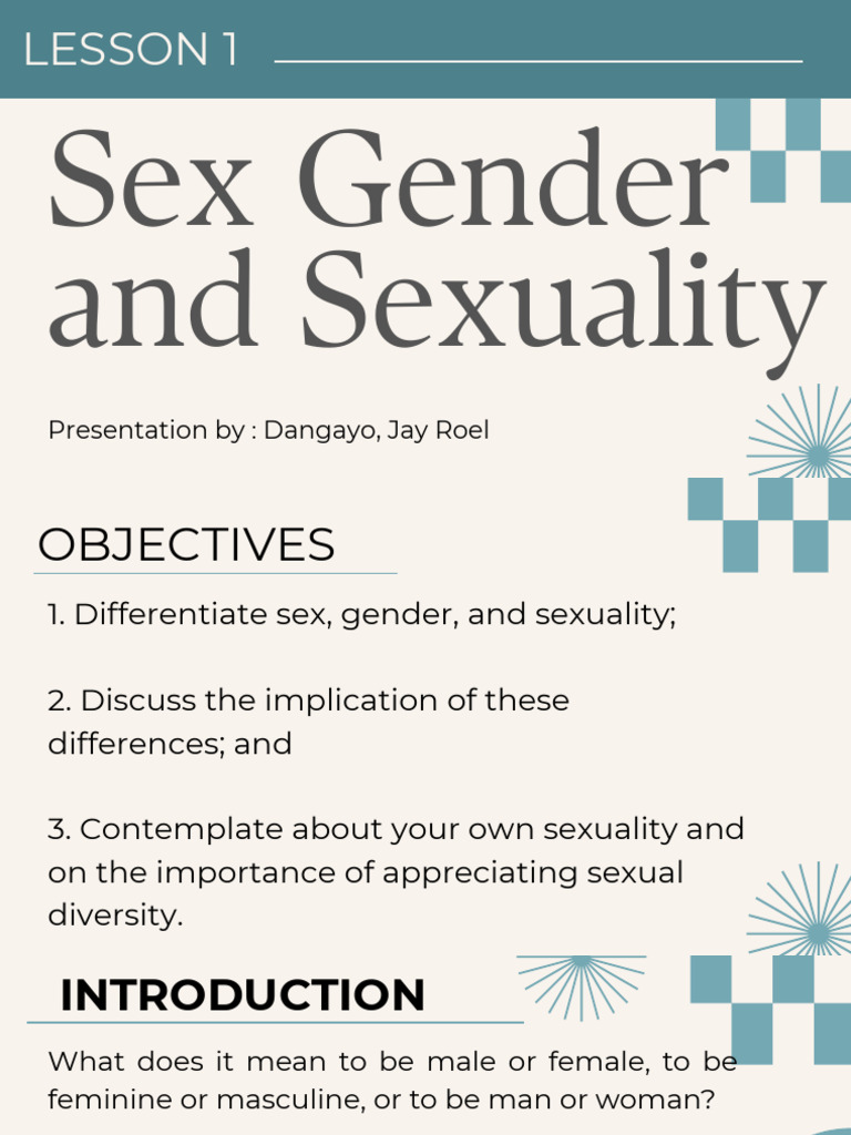 Understanding Sex, Gender, and Sexuality | PDF | Bisexuality ...