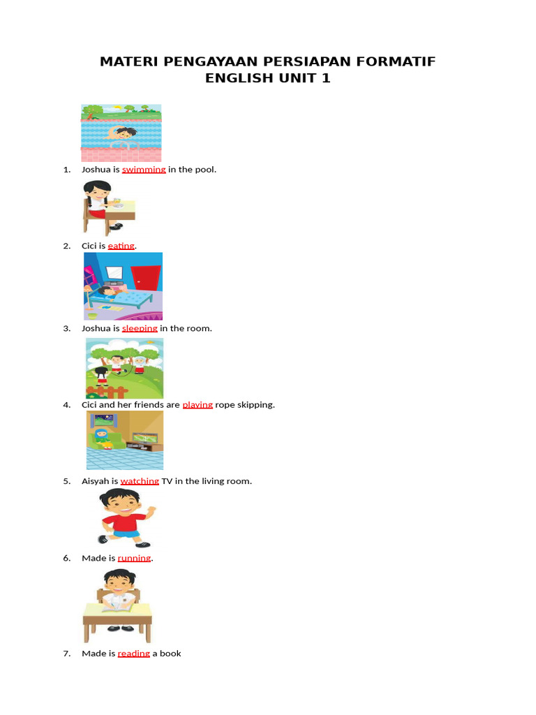 English Unit 1 | PDF