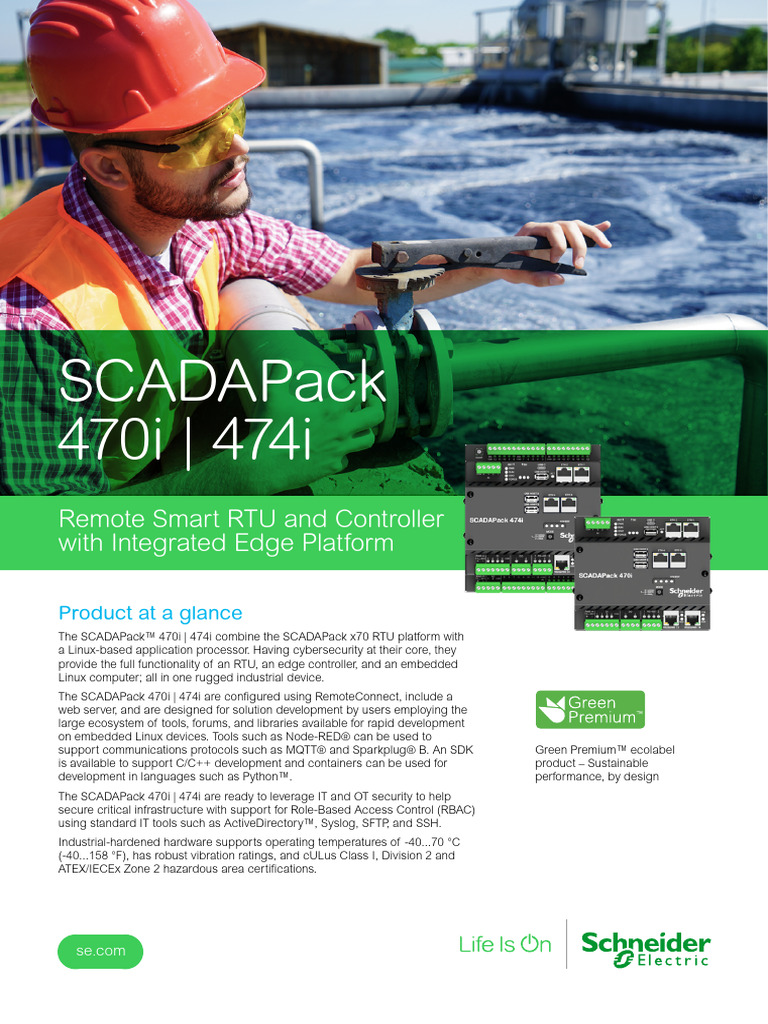 SCADAPack 470i/474i User Manual | PDF | Programmable Logic Controller ...