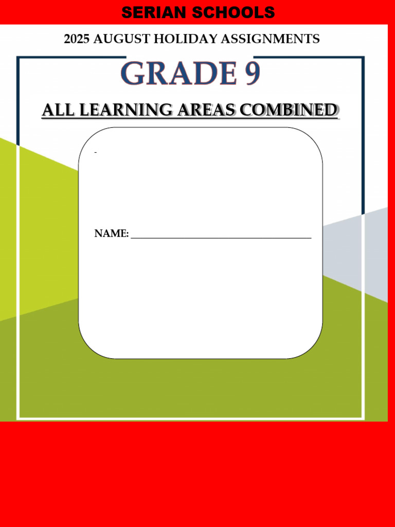 Grade 9 Assignment | PDF | Lumber | Switch
