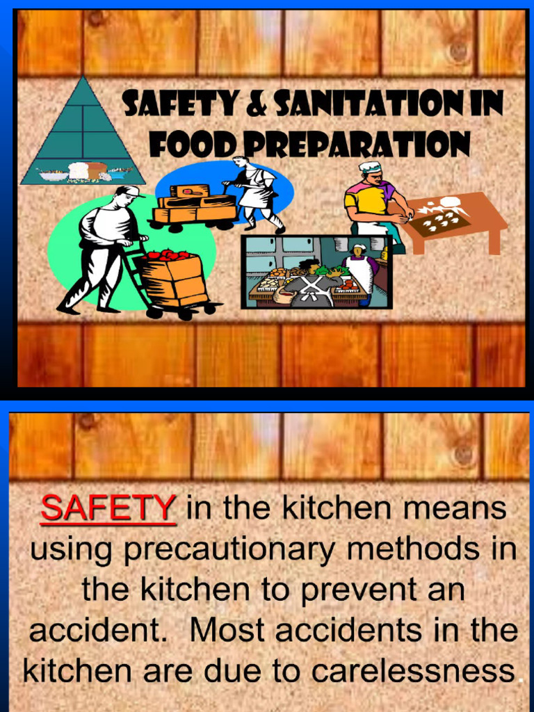 Lesson 1-Kitchen Safety and Sanitation | PDF