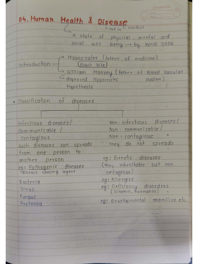Human Health and Diseases | PDF