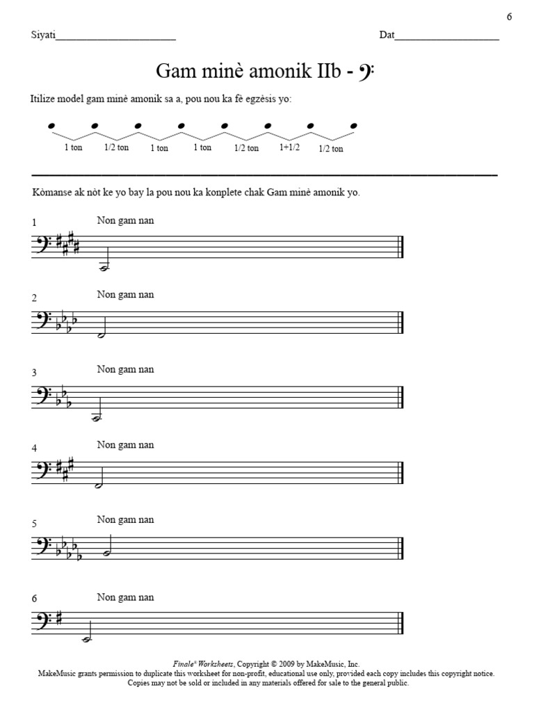 1206 Har Min IIb BC Kreyol | PDF