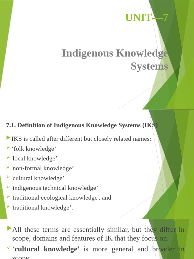 Understanding Indigenous Knowledge Systems | PDF | Knowledge ...