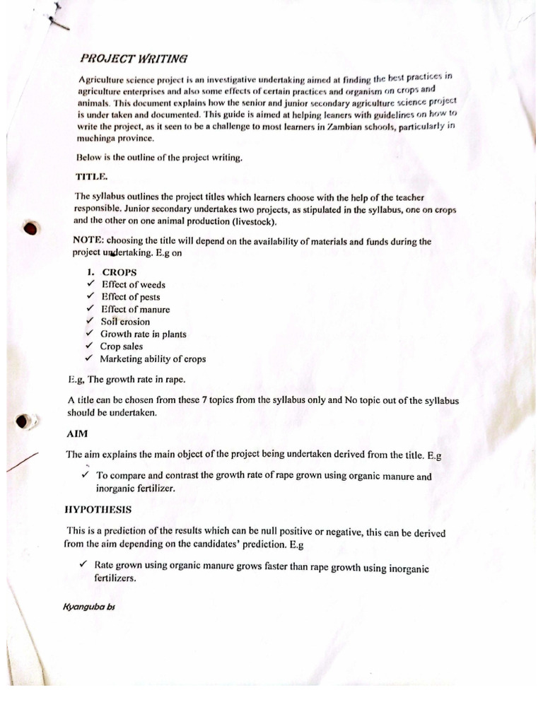 Project Question | PDF
