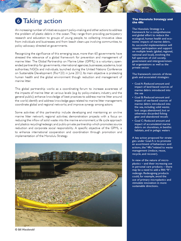 Global Strategies for Marine Litter Management | PDF | United Nations ...