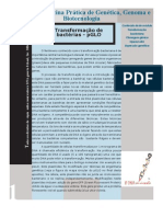 Manual Da Oficina Prática de Genética, Genoma e Biotecnologia