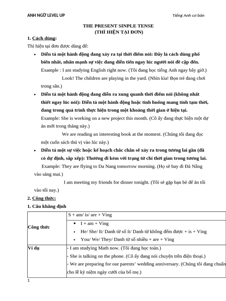 Anh NG Level Up | PDF