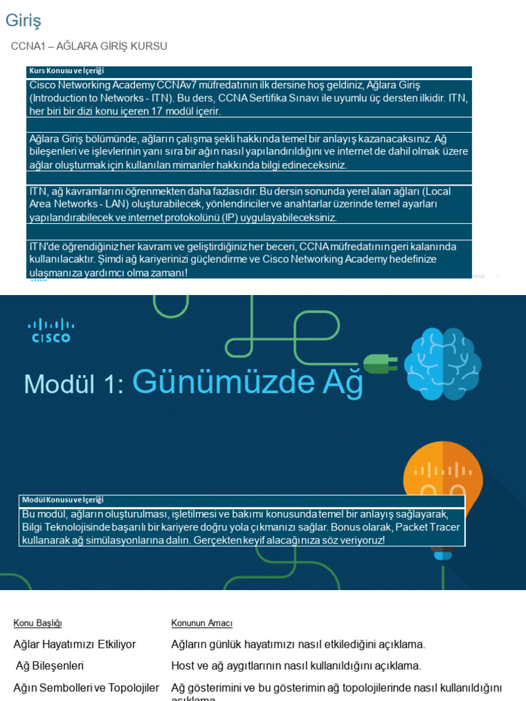 ITN Modül 1 | PDF