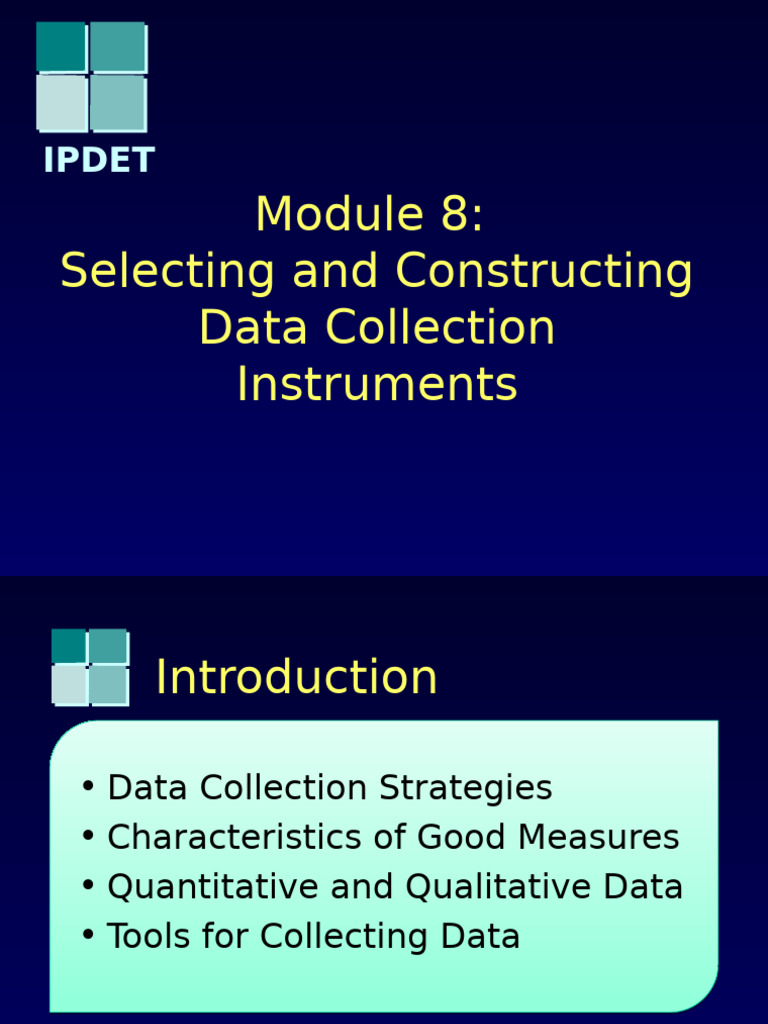 Data Cllection Tools | PDF