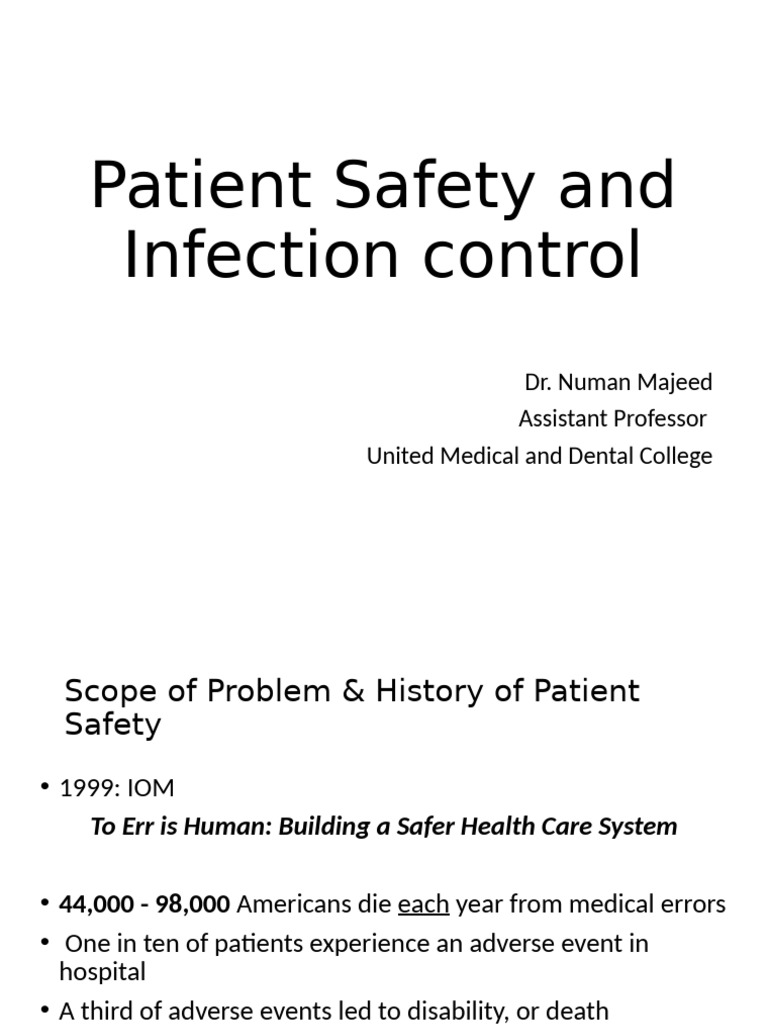 Patient Safety and Infection Control Insights | PDF | Infection | Glove