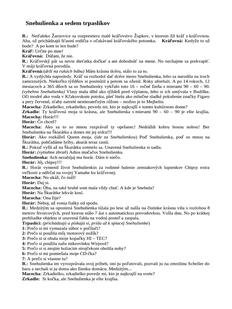 Rozprávky | PDF