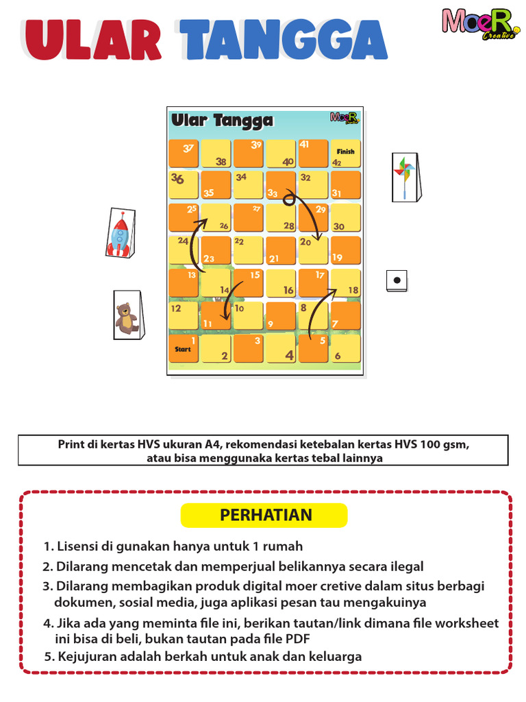 Panduan Lisensi Ular Tangga Kreatif | PDF