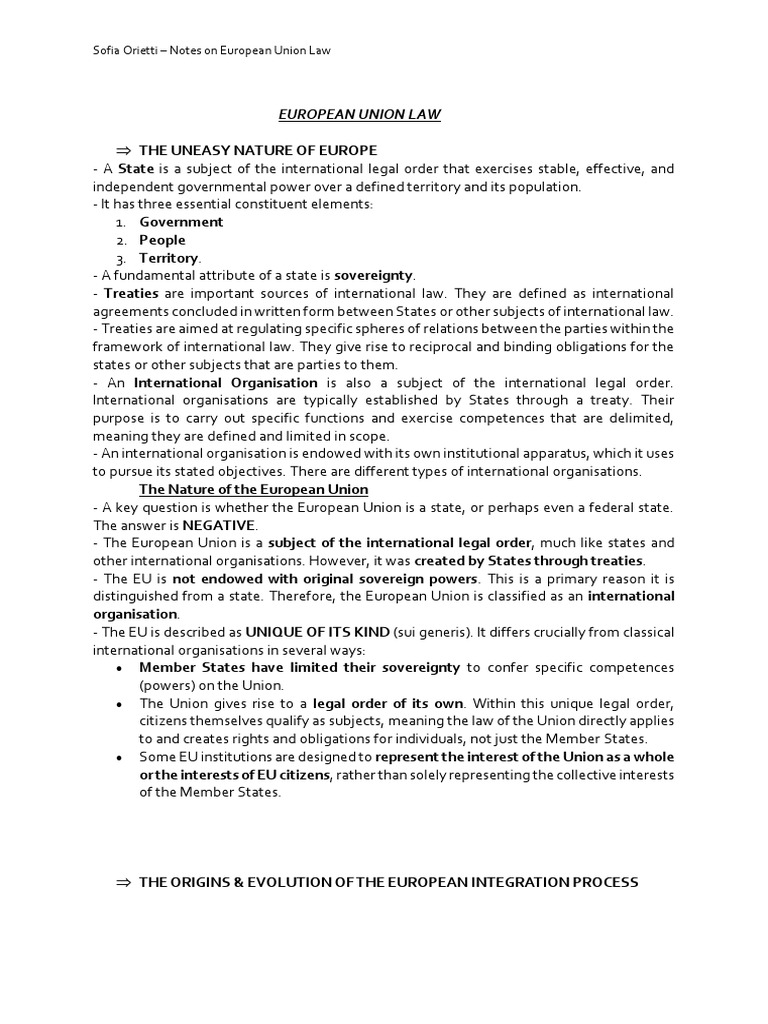 Understanding European Union Law | PDF | Enlargement Of The European ...