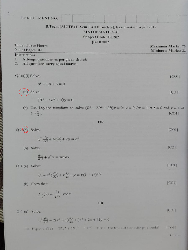 m2 Pyq | PDF