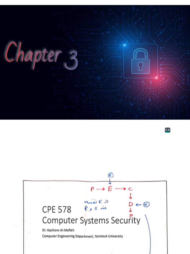Security Ch3 | PDF