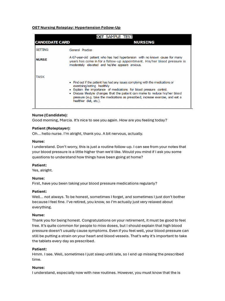 Hypertension Card + Transcript | PDF | Hypertension | Blood Pressure