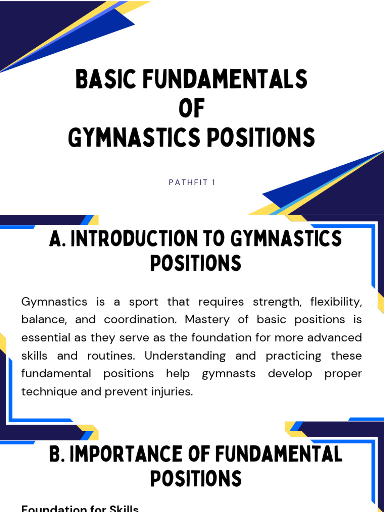 Basic Gymnastics Positions Overview | PDF | Gymnastics | Foot