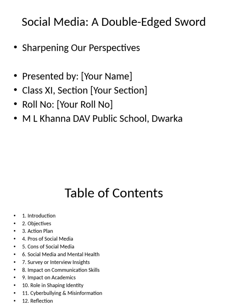 Social Media's Impact on Teens | PDF | Social Media | Popular Culture ...