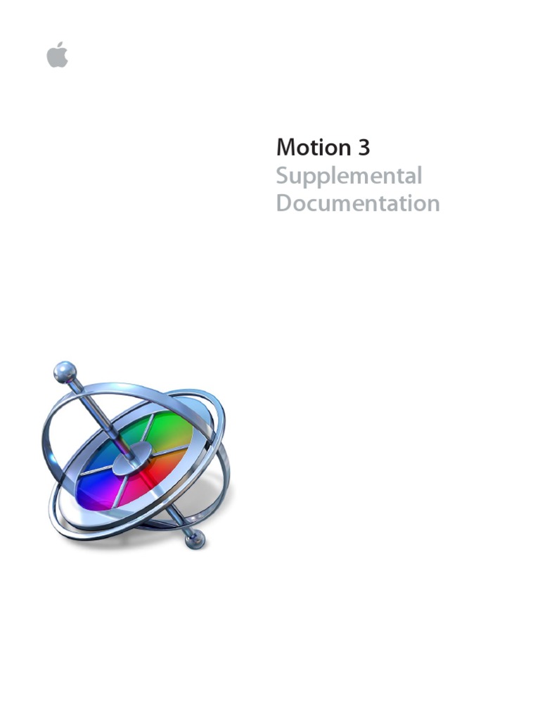 Motion Supplemental Documentation | PDF | 2 D Computer Graphics ...